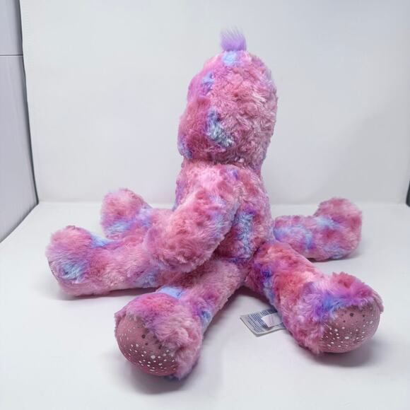 Build a Bear Workshop Octo-Fun Octopus Plush Pink Blue Swirl 2014 Stuffed Animal - Picture 7 of 11